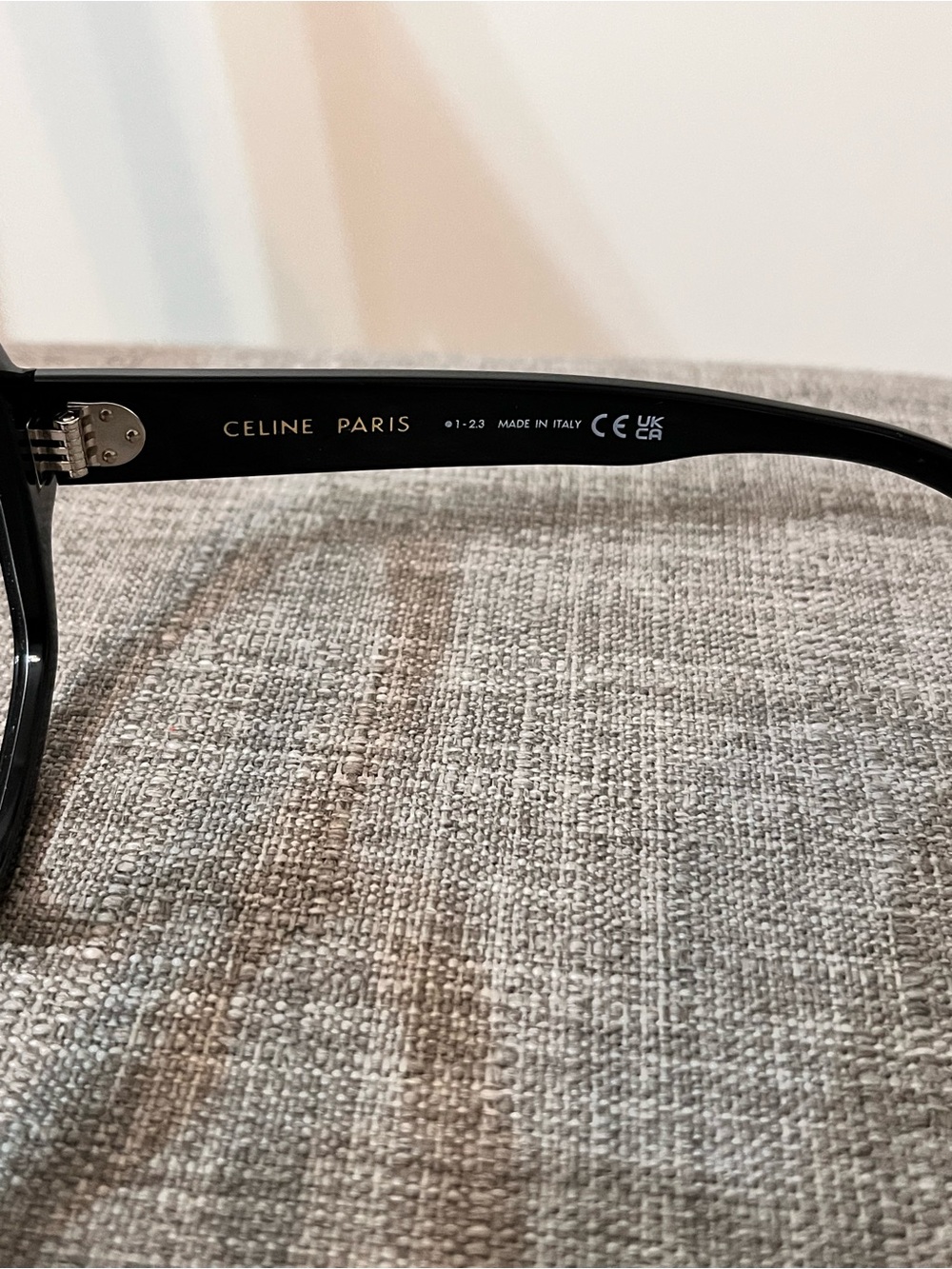 Celine Black Oversized Hexagonal Optical Glasses - Picture 5 of 6